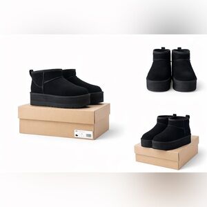 UGG Women's Black Platform Boots